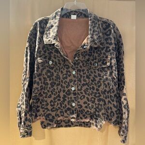 Pohadon Leopard Print Jacket